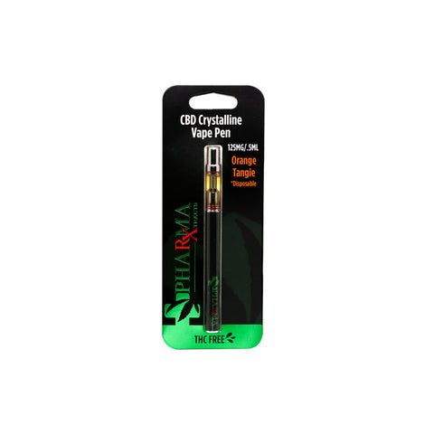 PharmaXtracts: Orange Tangie CBD Disposable Vape Pen (125mg)