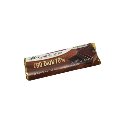 CasaLuna: CBD Dark Chocolate Bar (60mg)