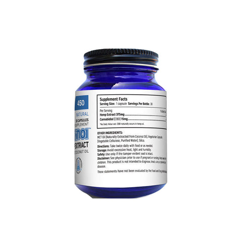 Elixinol: CBD Hemp Oil Capsules (450mg)
