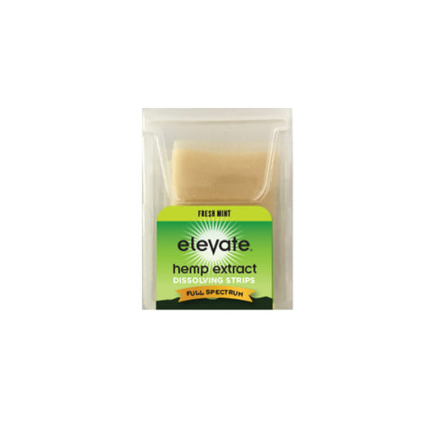 Elevate: Ginger Peach Hemp Extract Dissolvable Strips (5mg)