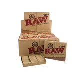 RAW: Hemp Pre-Rolled Cone Tips Display Box