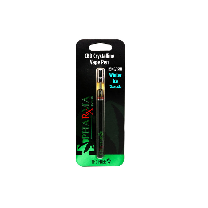 PharmaXtracts: Winter Ice CBD Disposable Vape Pen (125mg)