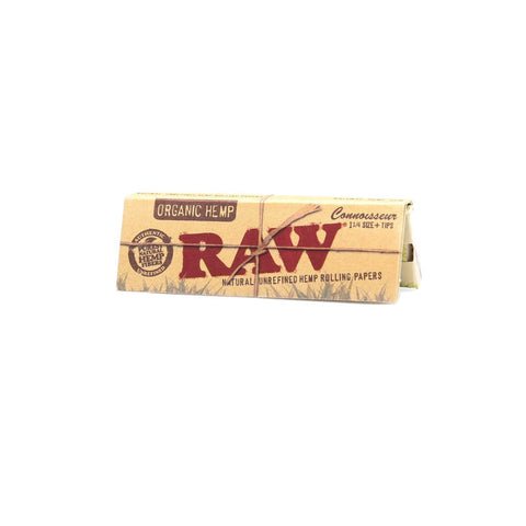 RAW: Organic 1 1/4 Hemp Connoisseur W/ Tips