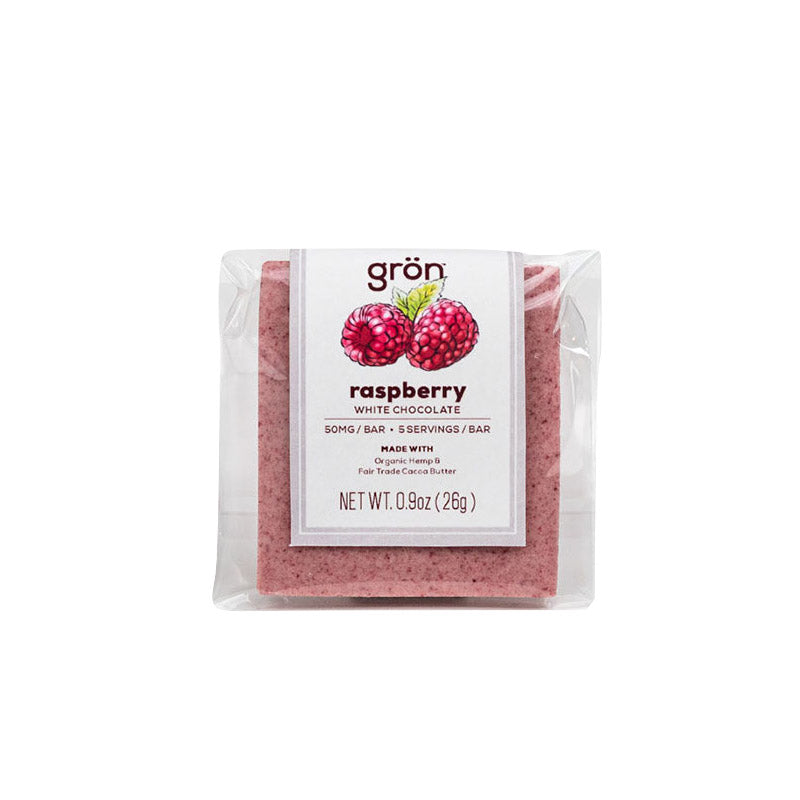 Grön CBD: CBD Raspberry White Chocolate (50mg)