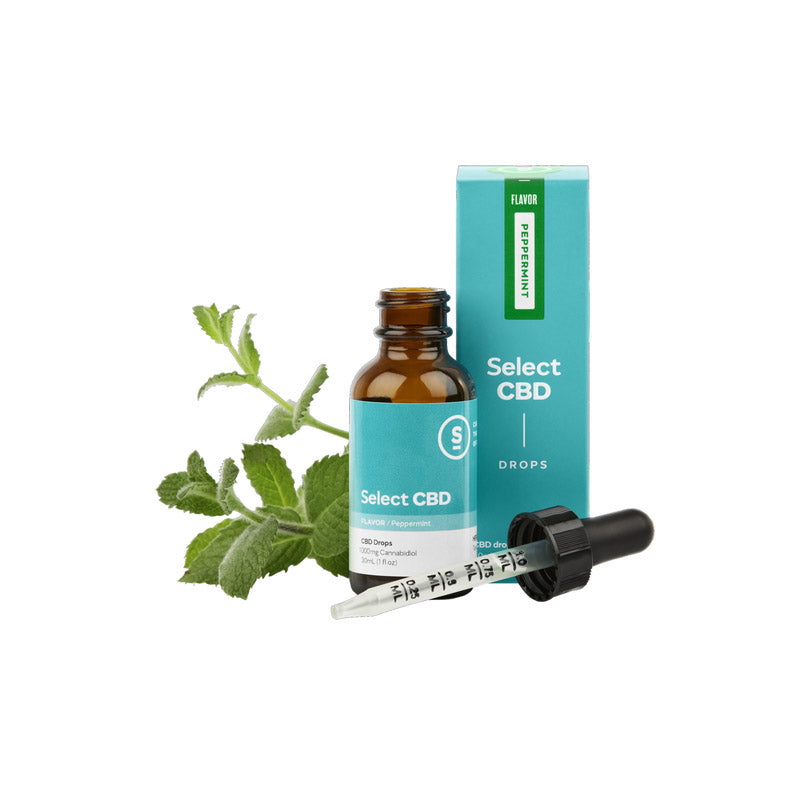 Select: Peppermint CBD Drops (1000mg)