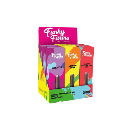 Funky Farms: Multi-Pack CBD Vape Cartridge Display Box