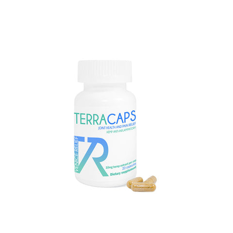 Venice Relief: TerraCaps CBD Pain Relief Capsules (200mg)