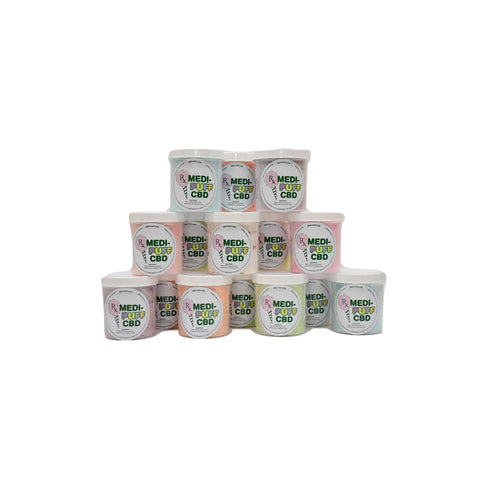 Medi-Puff: Vegan Mini CBD Cotton Candy Sampler (10mg)