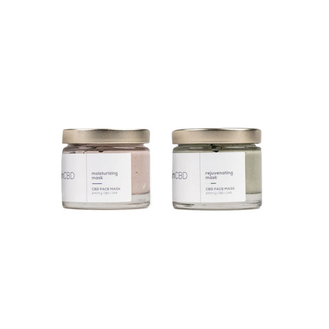 Grön CBD: Moisturizing & Rejuvenating CBD Face Mask Duo (240mg)