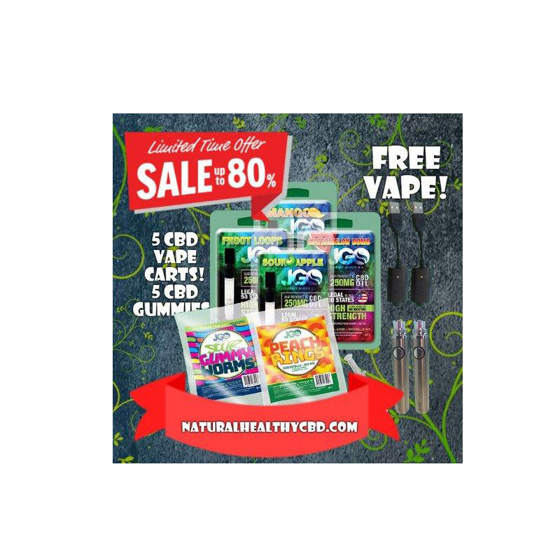 Jolly Green Oil: 420 CBD Hemp Vape & Edibles Bundle