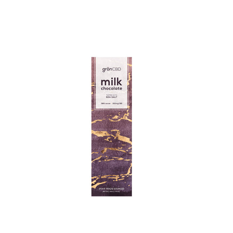 Grön CBD: Vegan CBD Milk Chocolate Bar (100mg)