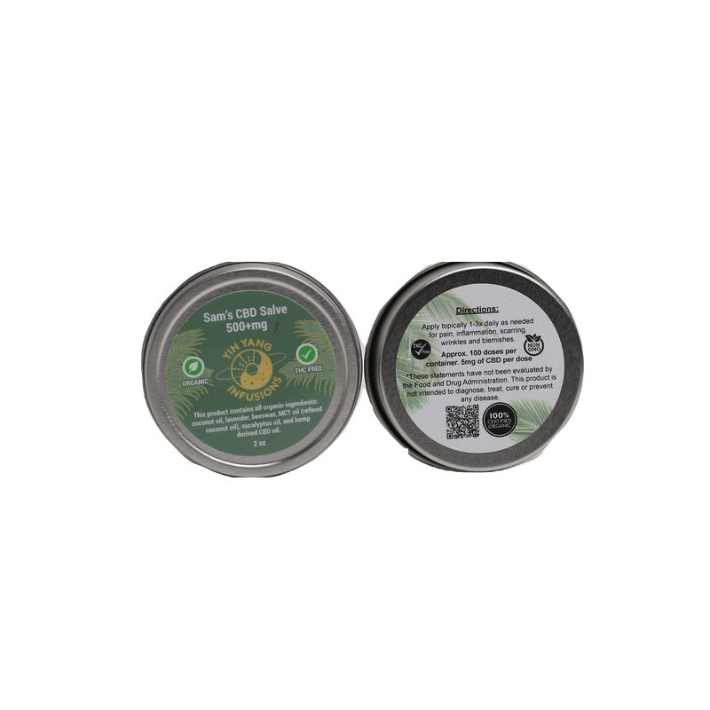 Yin Yang Infusions: Lavender CBD pain Salve (500mg)