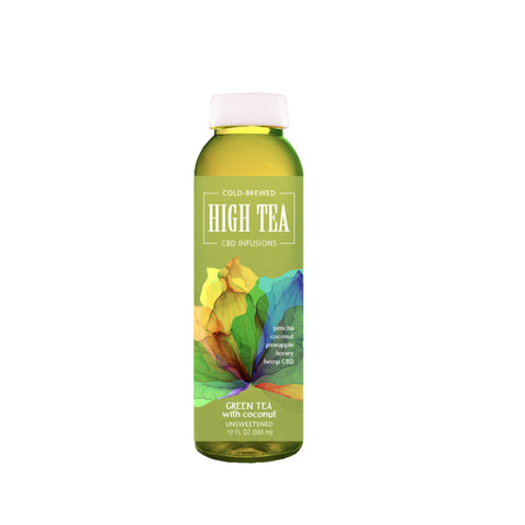 Green Tea With Coconut Bottled With Hemp Phyto Cannabinoid