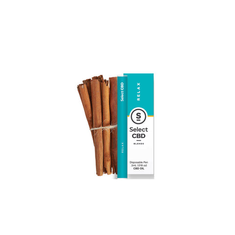 Select: Relax | Cinnamon CBD Vape Pen (250mg)