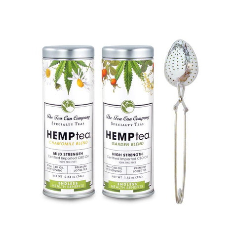 HEMPTEA™ COMBO PACKAGE WITH FREE INFUSER