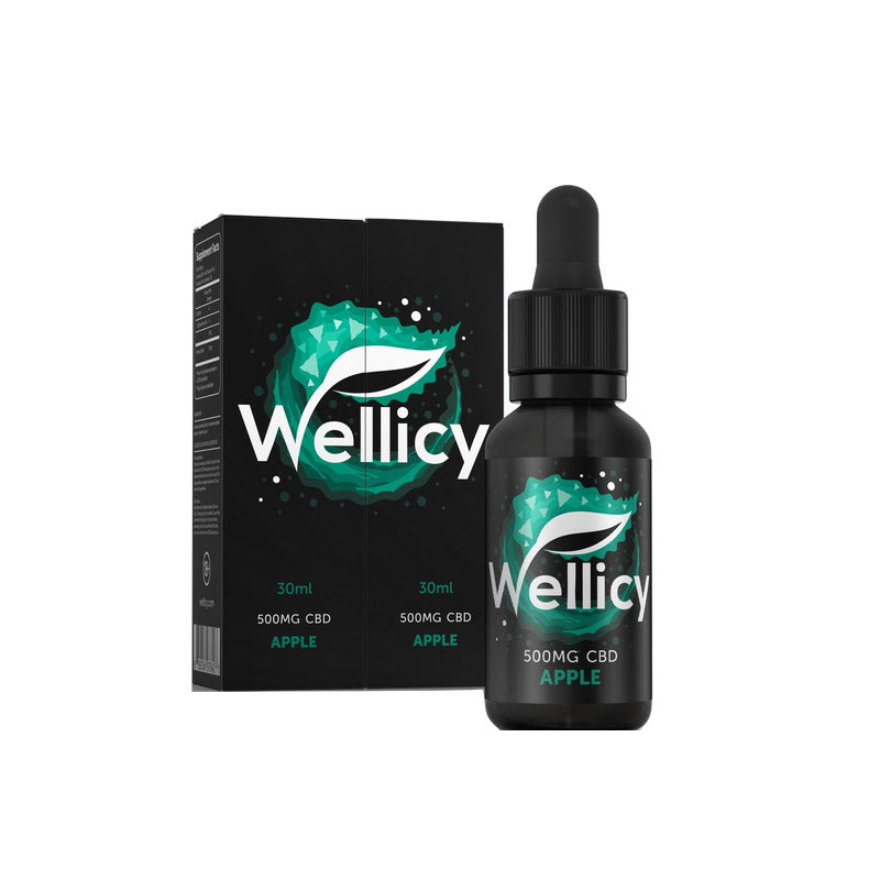 Wellicy: Green Apple CBD E-Liquid & Oil (1000mg)